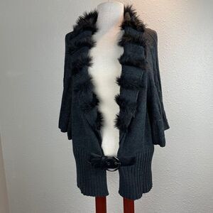 NWT RXB Black Cardigan Sweater Size XL